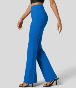 High-Waisted Pants|Halara Flex™ Pant<HALARA Flex™ High Waisted Back Side Pocket Slight Flare Work Pants