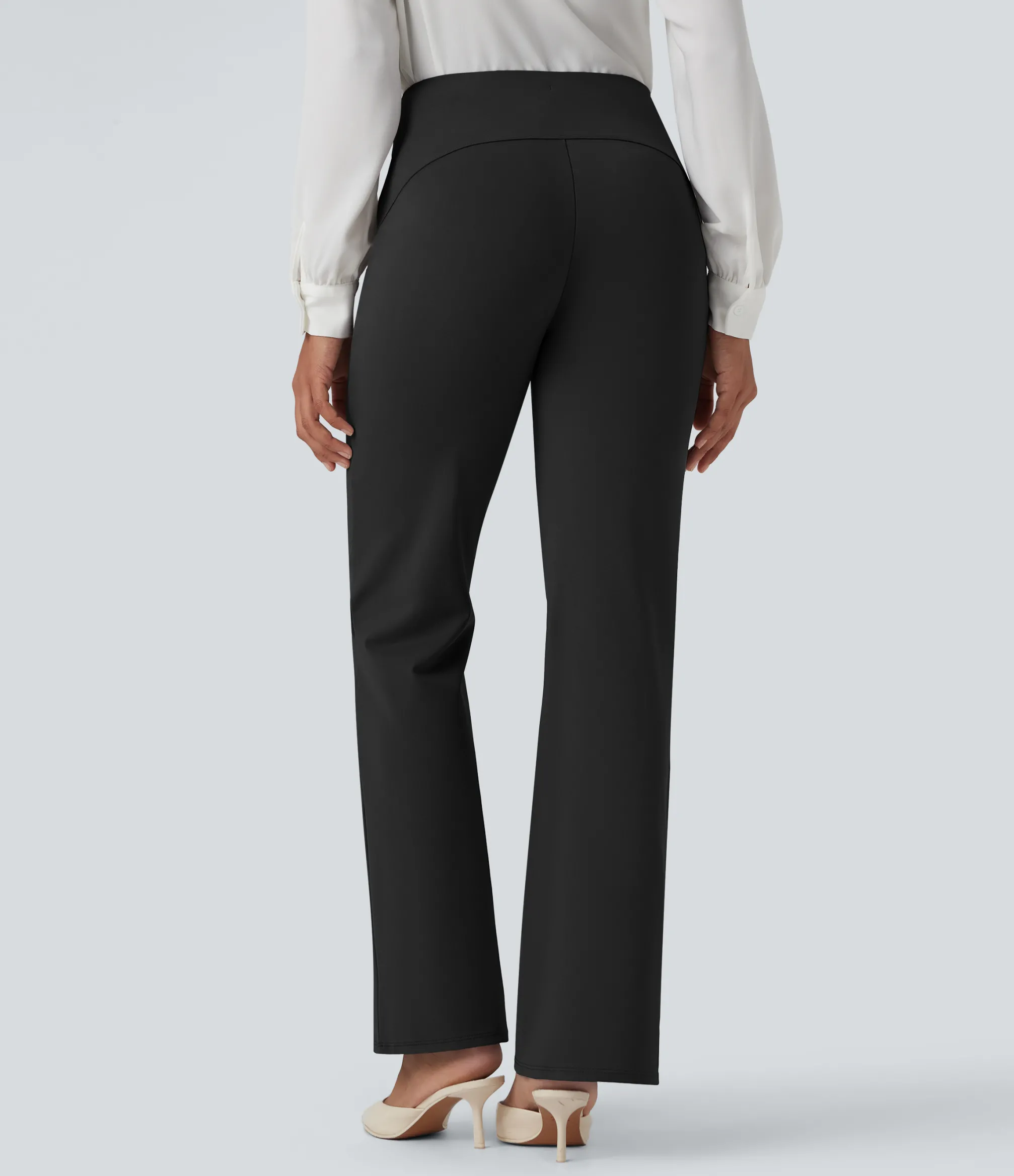 High-Waisted Pants|Work Pants<HALARA Flex™ High Waisted Bootcut Work Pants with Pockets