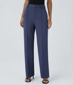 Pants|High-Waisted Pants<HALARA Flex™ High Waisted Zipper Pocket Straight Leg Work Pants