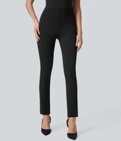 High-Waisted Pants|Halara Flex™ Pant<HALARA Flex™ High Waisted Tummy Control Adjustable Hem Work 7/8 Pants