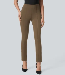 High-Waisted Pants|Halara Flex™ Pant<HALARA Flex™ High Waisted Tummy Control Adjustable Hem Work 7/8 Pants