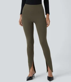 High-Waisted Pants|Halara Flex™ Pant<HALARA Flex™ High Waisted Front Work Pants