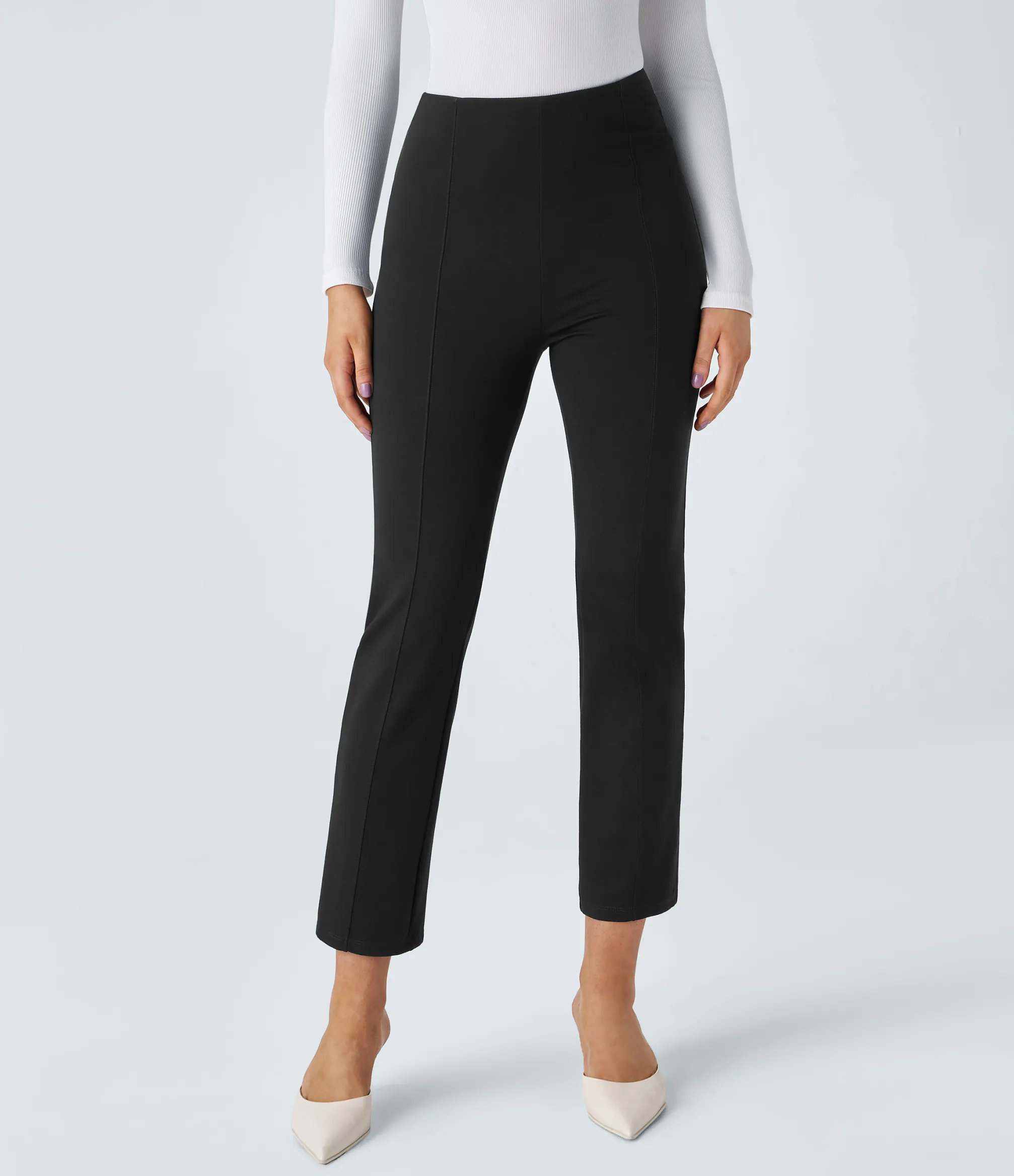 High-Waisted Pants|Halara Flex™ Pant<HALARA Flex™ High Waisted Pocket Slim Work Pants