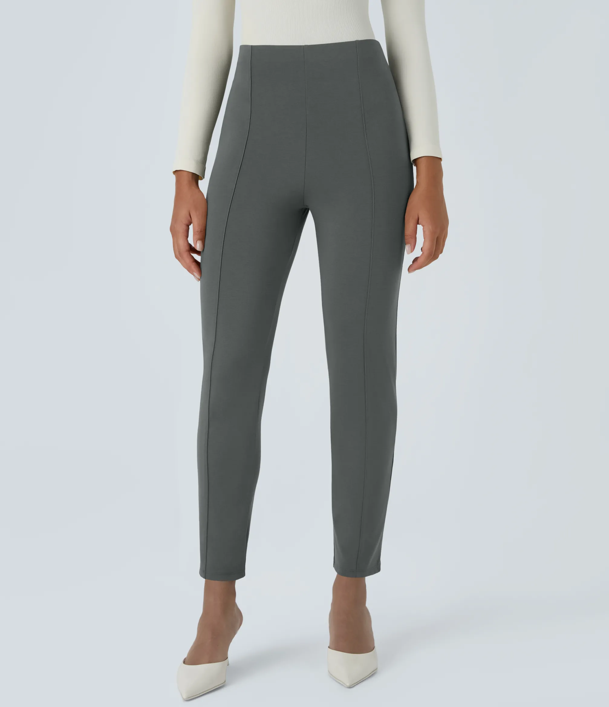 High-Waisted Pants|Halara Flex™ Pant<HALARA Flex™ High Waisted Pocket Slim Work Pants