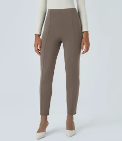 High-Waisted Pants|Halara Flex™ Pant<HALARA Flex™ High Waisted Pocket Slim Work Pants