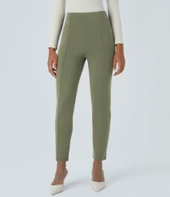 High-Waisted Pants|Halara Flex™ Pant<HALARA Flex™ High Waisted Pocket Slim Work Pants