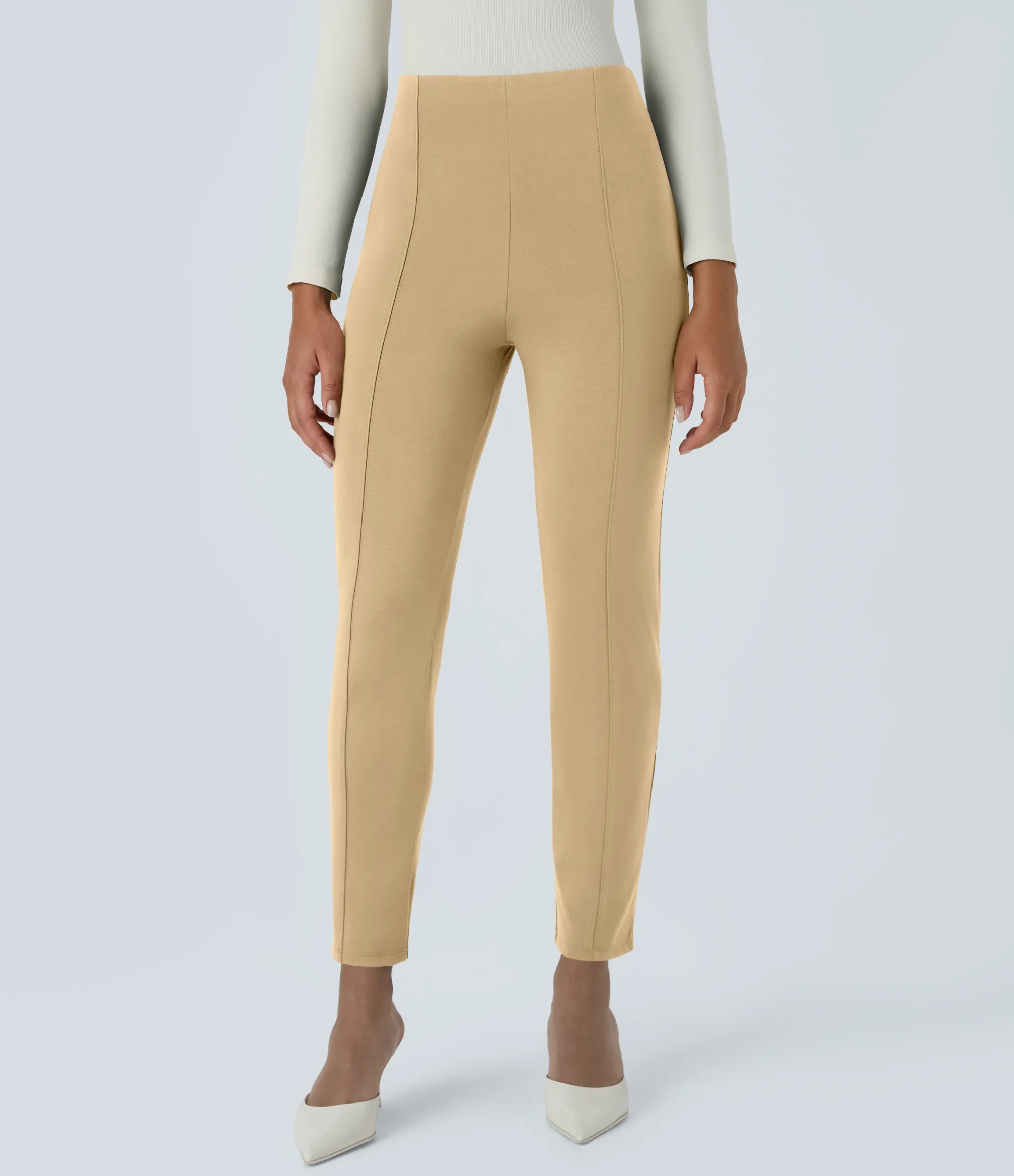 High-Waisted Pants|Halara Flex™ Pant<HALARA Flex™ High Waisted Pocket Slim Work Pants