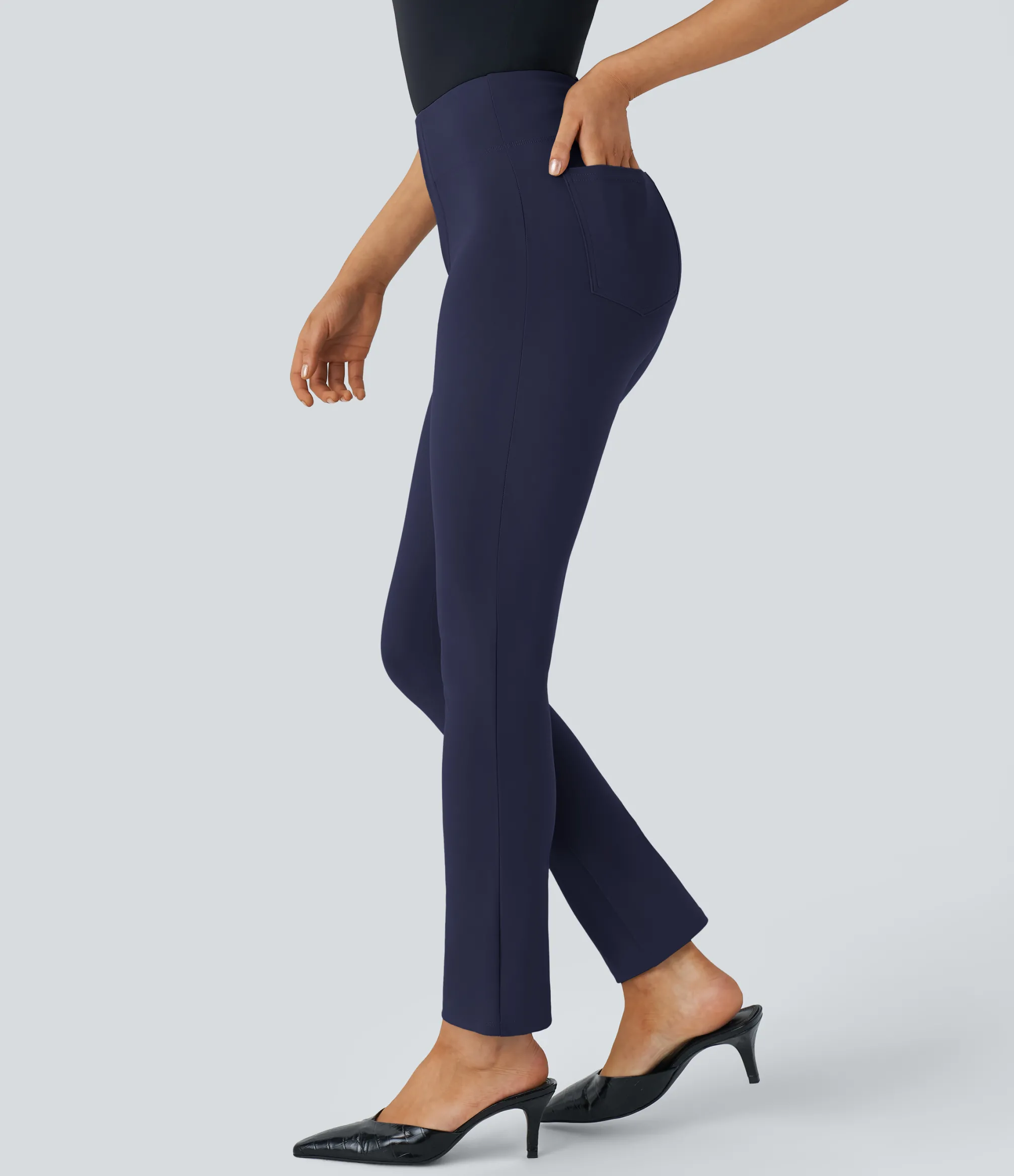 High-Waisted Pants|Halara Flex™ Pant<HALARA Flex™ High Waisted Pocket Tapered Work Pants