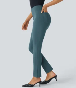 High-Waisted Pants|Halara Flex™ Pant<HALARA Flex™ High Waisted Pocket Tapered Work Pants