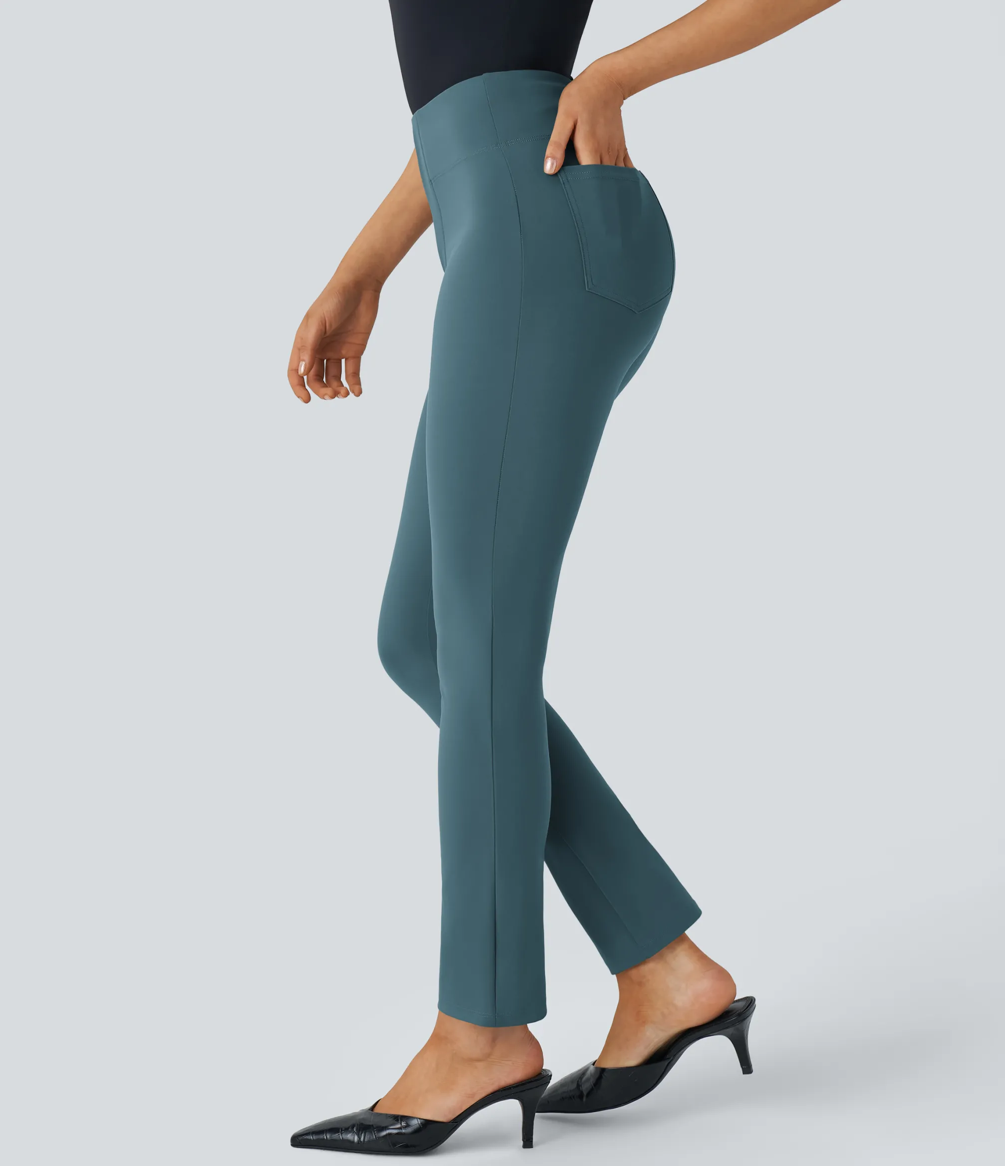 High-Waisted Pants|Halara Flex™ Pant<HALARA Flex™ High Waisted Pocket Tapered Work Pants