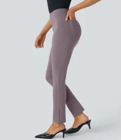 High-Waisted Pants|Halara Flex™ Pant<HALARA Flex™ High Waisted Pocket Tapered Work Pants