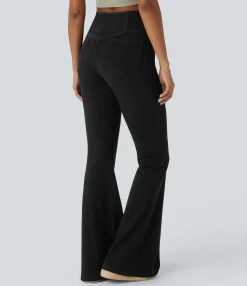 High Waisted Jeans|Jeans<HALARA Flex™ High Waisted Crossover Pocket Cool Touch Washed Casual Jeans