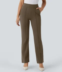 High-Waisted Pants|Work Pants<HALARA Flex™ High Waisted Pockets Bootcut Work Pants