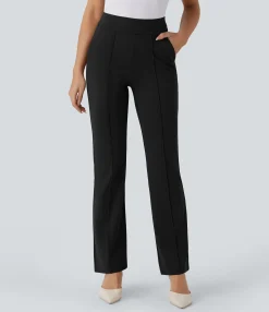 High-Waisted Pants|Work Pants<HALARA Flex™ High Waisted Pockets Bootcut Work Pants