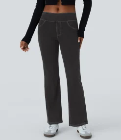 Skinny Jeans|Jeans<HALARA Flex™ Low Rise Pockets Casual Bootcut Jeans
