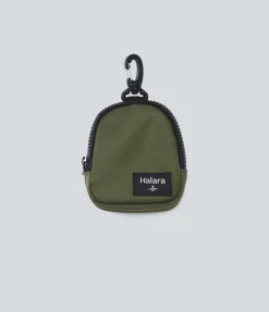 Accessories<HALARA Logo Zipper Nylon Coin Purse Army Green