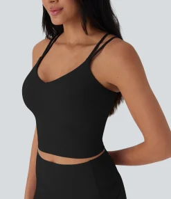 Tank Tops & Camis|Tank Tops<HALARA UltraSculpt™ Cool Quick Dry Cropped Yoga Tank Top-UPF50+
