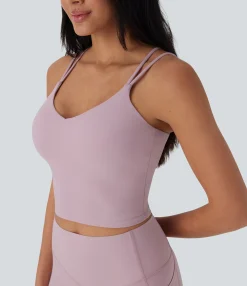 Tank Tops & Camis|Tank Tops<HALARA UltraSculpt™ Cool Quick Dry Cropped Yoga Tank Top-UPF50+