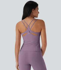Tank Tops & Camis|Tank Tops<HALARA UltraSculpt™ Cool Quick Dry Molded Cups Yoga Cami Top-UPF50+