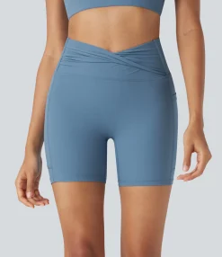5'' Shorts|Active Shorts<HALARA UltraSculpt™ High Waisted Yoga Biker Shorts 5'' with Pockets