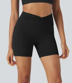 5'' Shorts|Active Shorts<HALARA UltraSculpt™ High Waisted Yoga Biker Shorts 5'' with Pockets