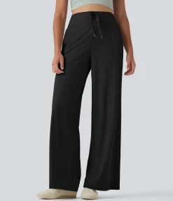 Pants|High-Waisted Pants<HALARA UltraSculpt™ High Waisted Drawstring Yoga Pants with Pockets
