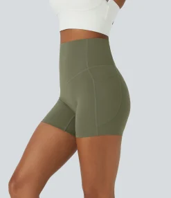 5'' Shorts|Active Shorts<HALARA UltraSculpt™ SoCinched High Waisted Tummy Control Side Pocket Shaping Training Biker Shorts 5''