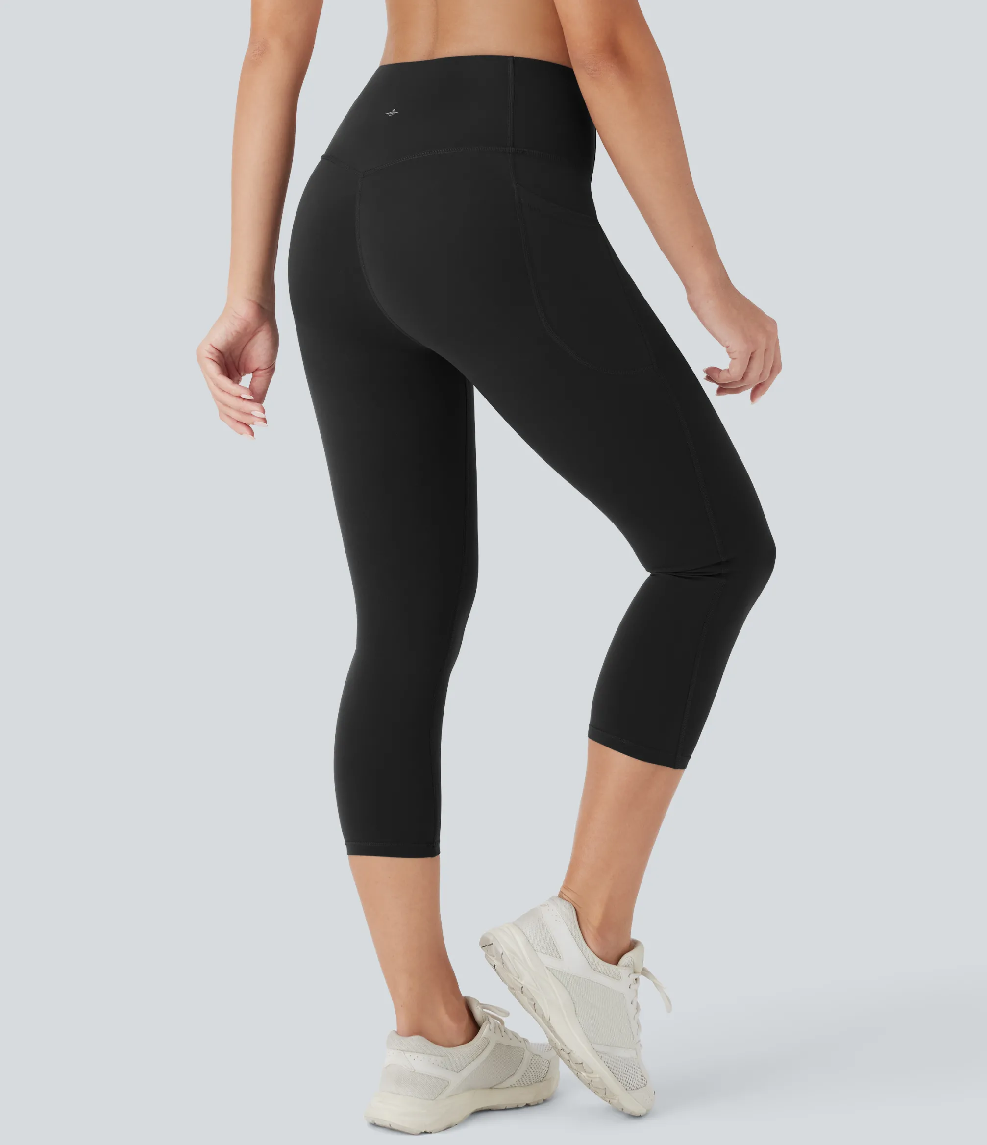 Butt Lifting Leggings|Pocket Leggings<HALARA UltraSculpt™ SoCinched High Waisted Butt Lifting Tummy Control Pocket Shaping Capri Training Leggings
