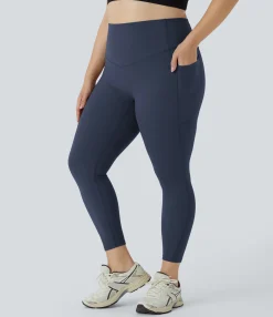 Pocket Leggings|Training Leggings<HALARA UltraSculpt™ SoCinched High Waisted Tummy Control Pocket Shaping Training Plus Size Leggings