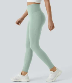 Pocket Leggings|High Waisted Leggings<HALARA UltraSculpt™ SoCinched High Waisted Tummy Control Pocket Shaping Training Leggings