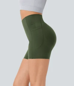 5'' Shorts|Active Shorts<HALARA UltraSculpt™ SoCinched High Waisted Scrunch Butt Lifting Tummy Control Side Pocket Shaping Workout Biker Shorts 5''