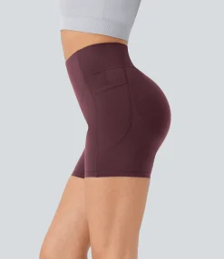 5'' Shorts|Active Shorts<HALARA UltraSculpt™ SoCinched High Waisted Scrunch Butt Lifting Tummy Control Side Pocket Shaping Workout Biker Shorts 5''
