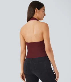 Sweaters|Jackets & Outerwear<HALARA Halter Slim Casual Cardigan Vest