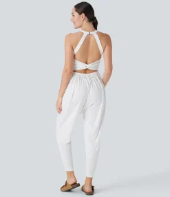 Jumpsuits<HALARA Harem Casual Jumpsuit with Pockets-Easy Peezy Edition