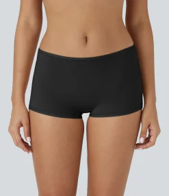 Bras & Underwear<HALARA High Stretch Low Rise Solid Lounge Boy Shorts