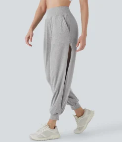 Pants|Joggers<HALARA High Waisted Cut Out Casual Joggers with Pockets