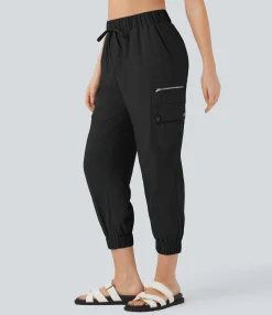 Pants|Cargo Pants<HALARA High Waisted Drawstring Casual Cargo Joggers with Pockets