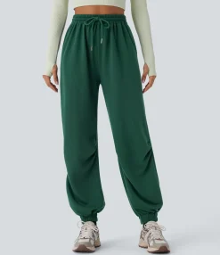 Joggers|Joggers<HALARA High Waisted Drawstring Pocket Running Joggers