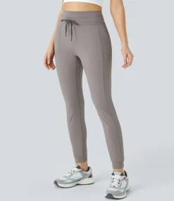 Pants|Joggers<HALARA High Waisted Drawstring Pocket Yoga Joggers