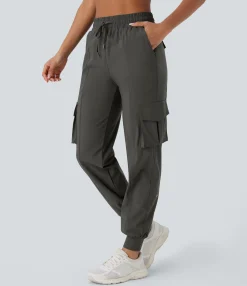 Pants|Cargo Pants<HALARA High Waisted Drawstring Pockets Quick Dry Dance Cargo Joggers