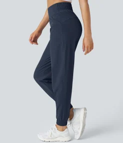 Joggers|Joggers<HALARA High Waisted Elastic Waistband Hiking Joggers