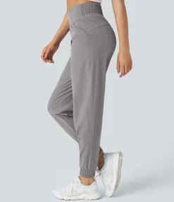 Joggers|Joggers<HALARA High Waisted Elastic Waistband Hiking Joggers