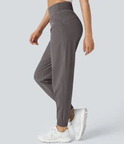 Joggers|Joggers<HALARA High Waisted Elastic Waistband Hiking Joggers