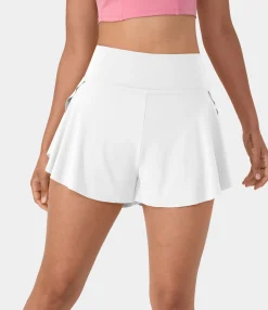 Active Shorts|Shorts<HALARA High Waisted 2-in-1 Yoga Shorts 2''