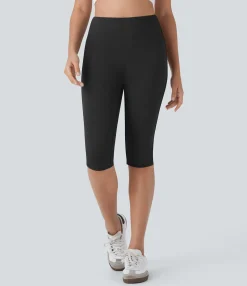High-Waisted Pants|Pants<HALARA High Waisted Pocket Pedal Pusher Casual Pants