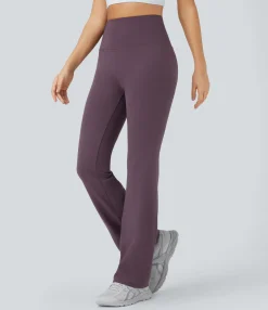 High Waisted Leggings|Pocket Leggings<HALARA High Waisted Pocket Plain Leggings