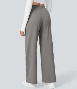 High-Waisted Pants|Halara Flex™ Pant<HALARA High Waisted Pocket Straight Leg Work Pants