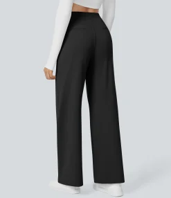 High-Waisted Pants|Halara Flex™ Pant<HALARA High Waisted Pocket Straight Leg Work Pants