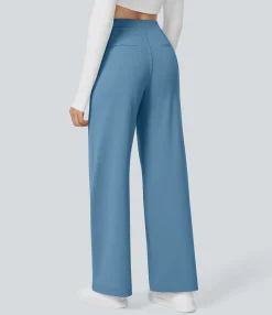 High-Waisted Pants|Halara Flex™ Pant<HALARA High Waisted Pocket Straight Leg Work Pants