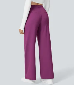 High-Waisted Pants|Halara Flex™ Pant<HALARA High Waisted Pocket Straight Leg Work Pants